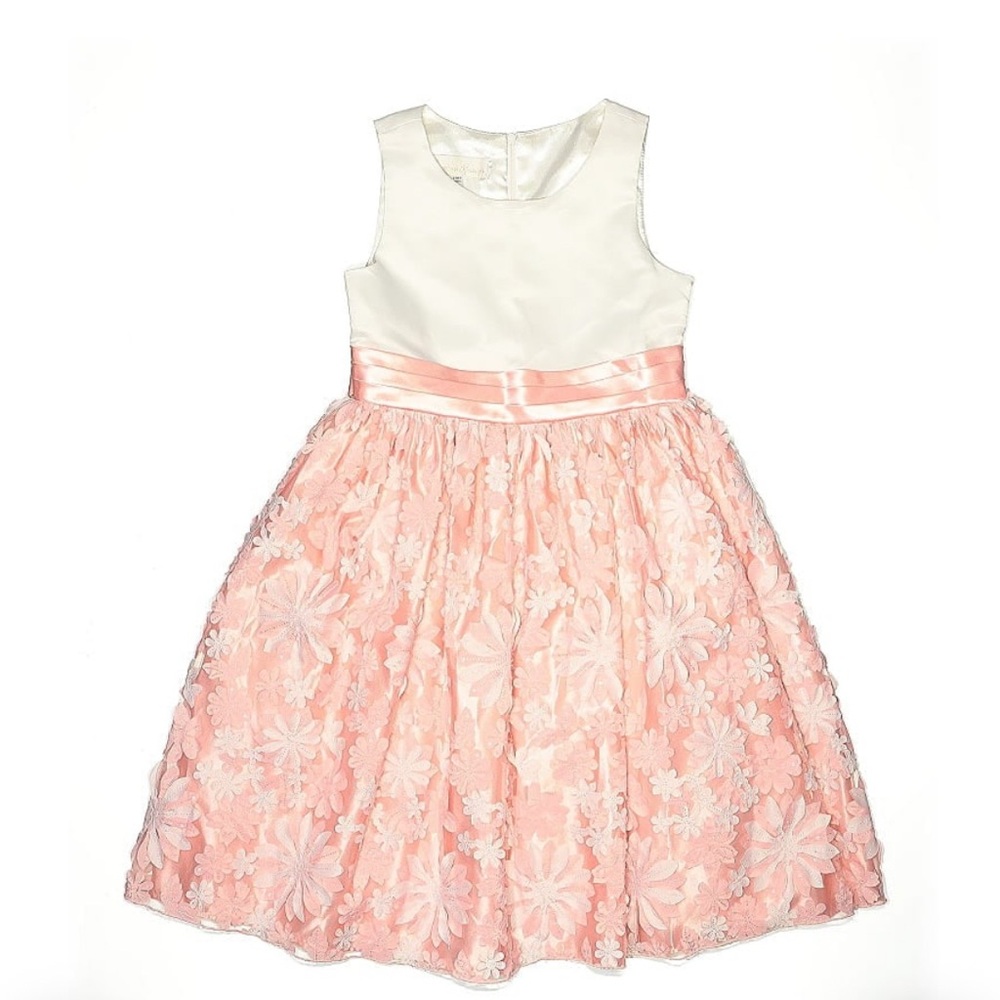 American Princess Cream and Pink Dress